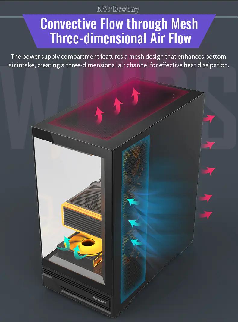 Kompýuter üçin keýs Huntkey MVP Destiny