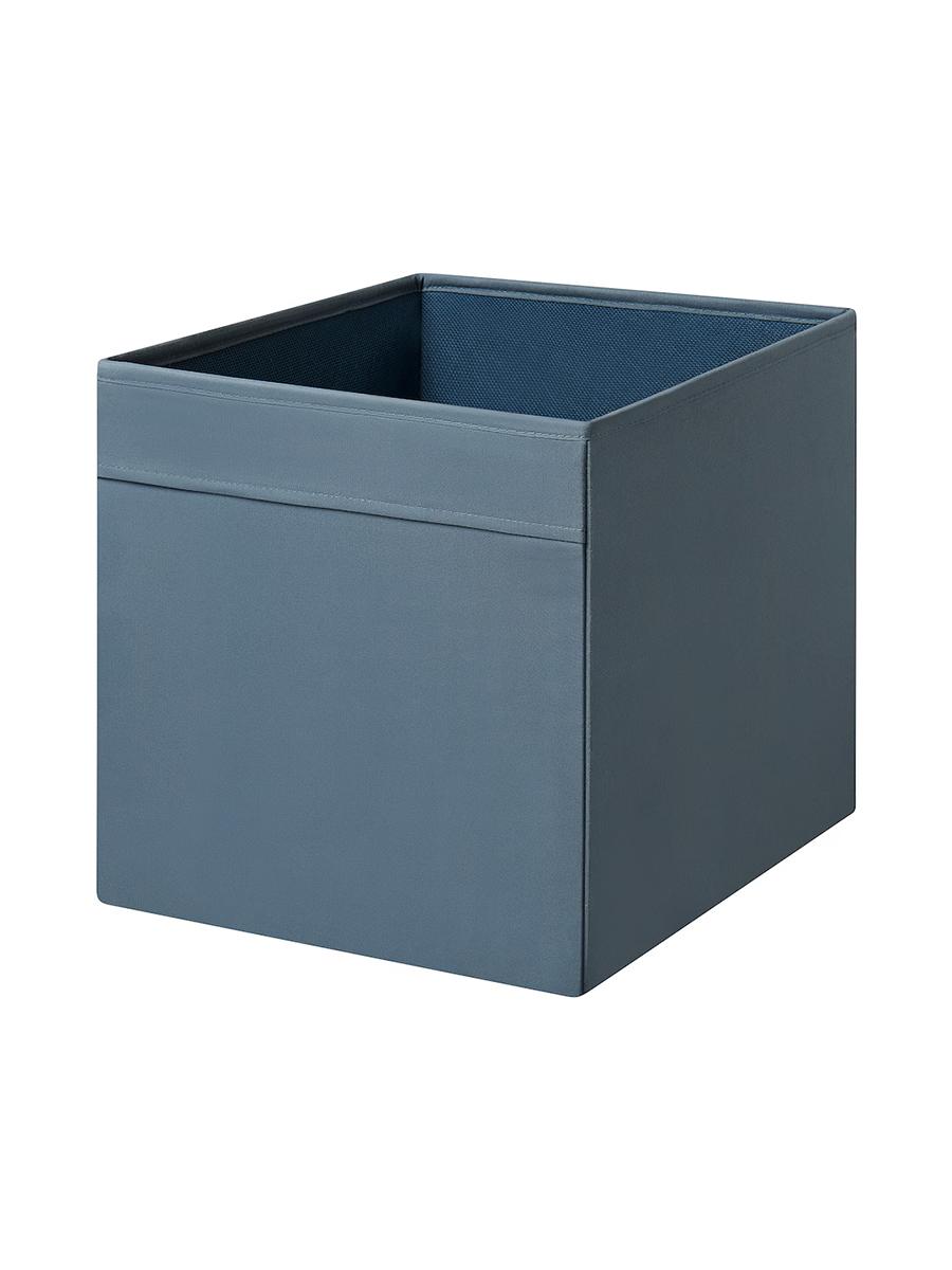 Коробка IKEA DRÖNA синяя, 33x38x33 cm