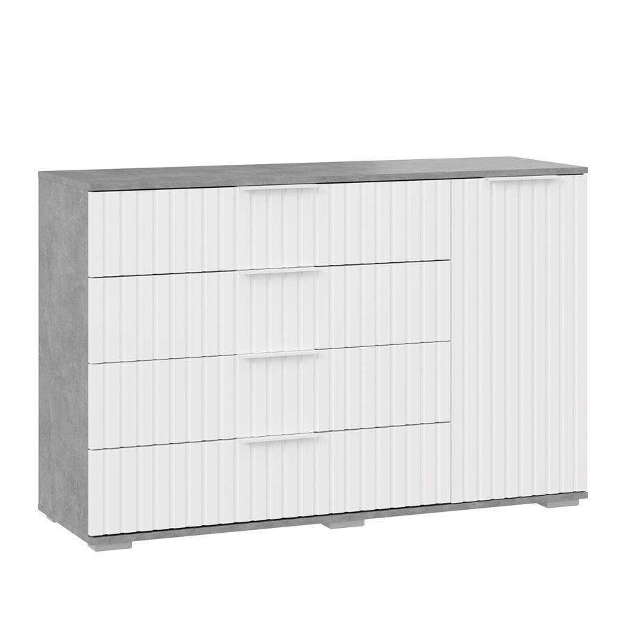 Hilton birleşdirilen komot, 4 çekmeli, kümüşsow  