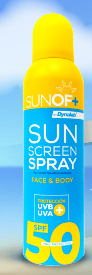 SUNOF+ Günden goraýjy spreý SPF 50+ (200 ml)
