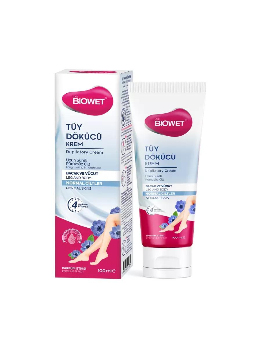 BIOWET Adaty deri üçin tüýleri aýyryjy krem, 100 ml
