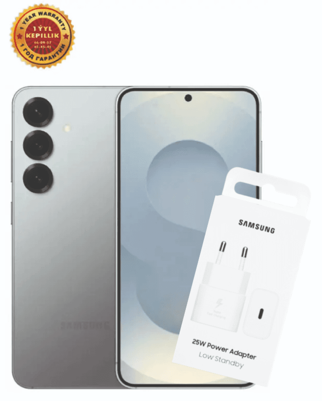 Smartfon Samsung Galaxy S25 12/128 GB, kümüşsow 