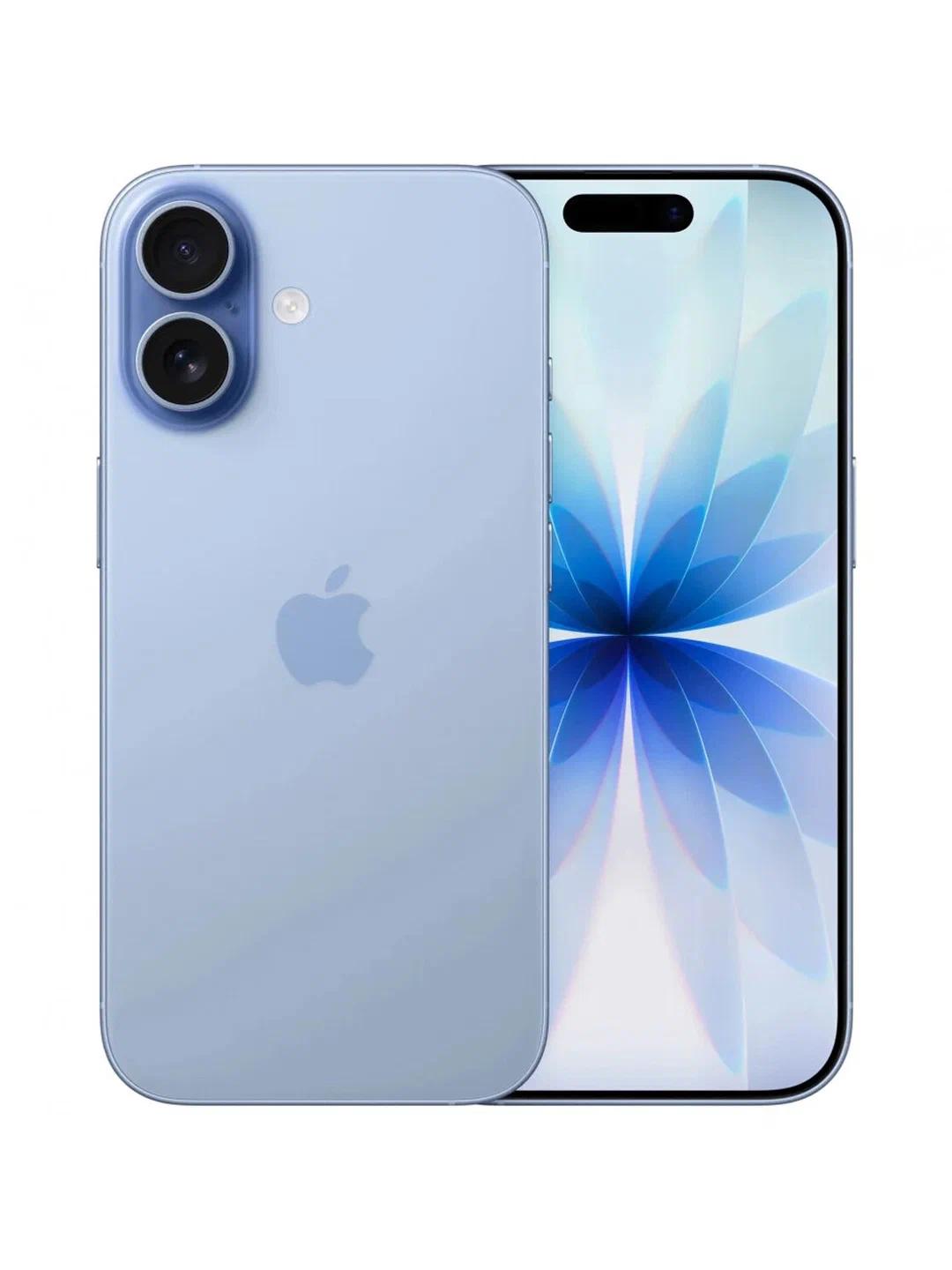 Смартфон Apple iPhone 17 256 ГБ (2 SIM), голубой (Active)