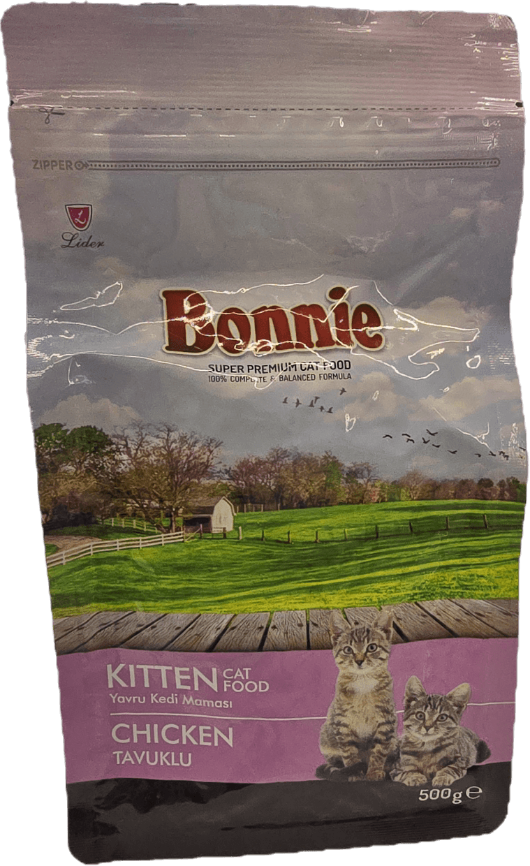 Bonnie gury korm kiçi pișik uçin towuk bile   