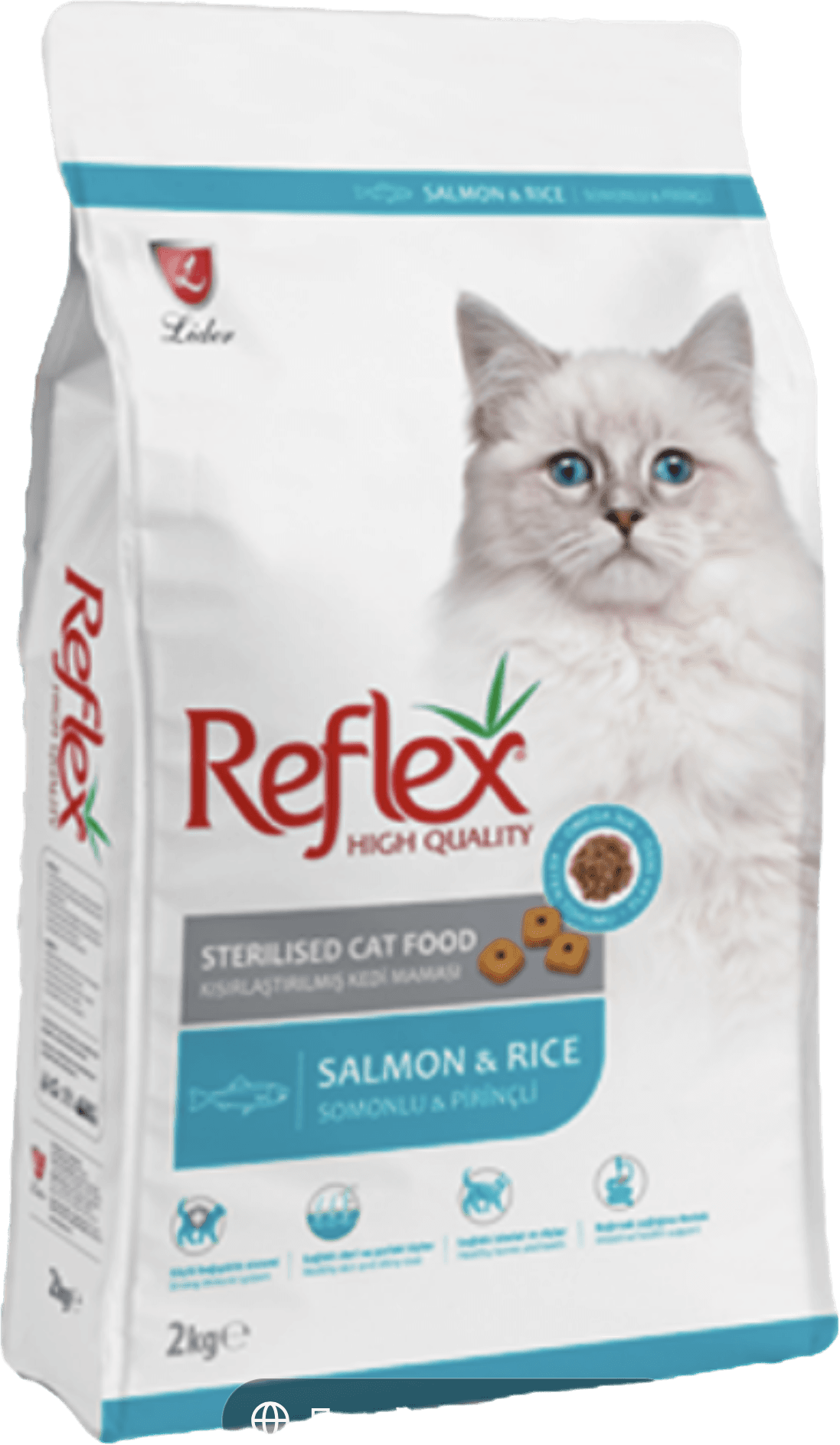 Reflex gury korm uly biçilen pișik balyk bile 2kg 