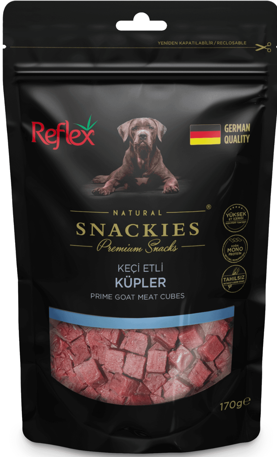 Reflex snackies lakomstwa it uçin keçi etli 