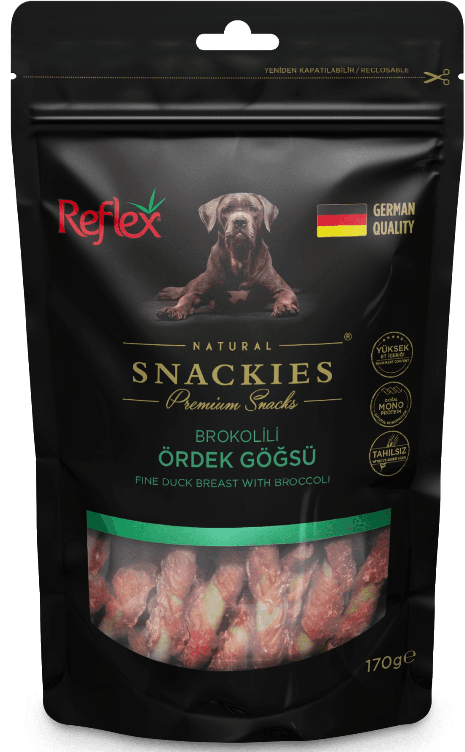 Reflex snackies lakomstwa it uçin ordek broccoli bile 170gr