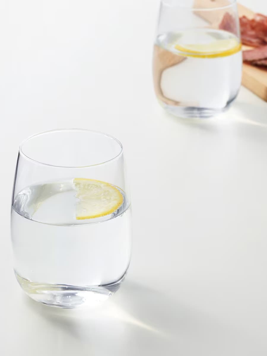Стакан IKEA Storsint прозрачное стекло 37 сл 6 шт