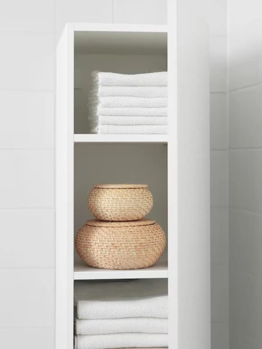 Набор шкатулок с крышкой IKEA FRYKEN 3 штуки водоросли