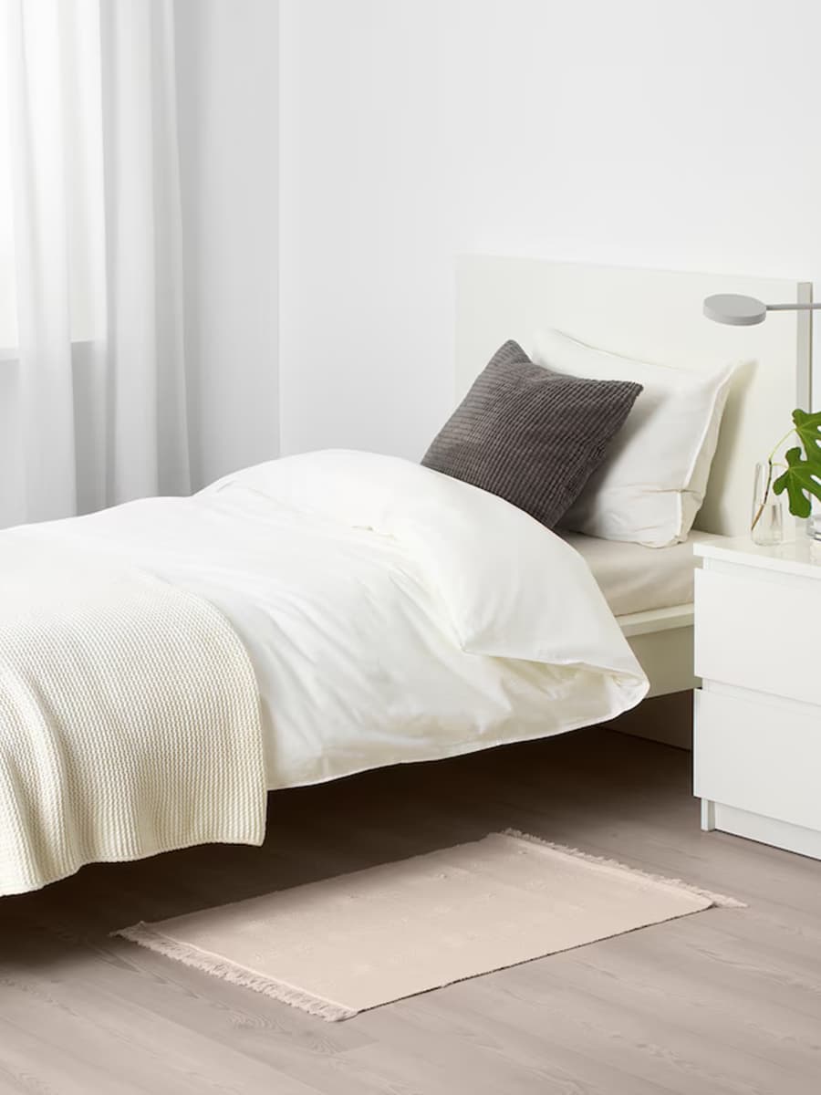 Ковер безворсовый IKEA SORTSÖ небеленый 55x85 см