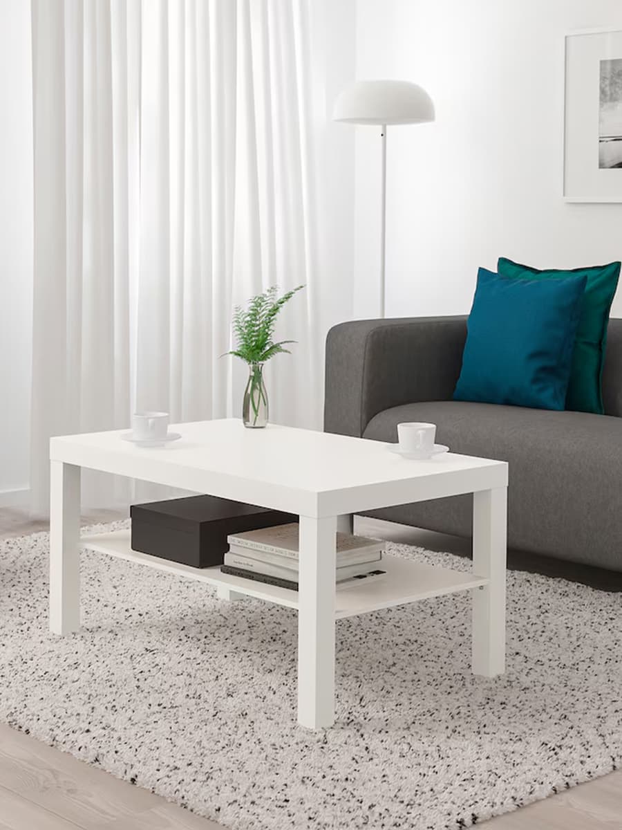 Журнальный столик IKEA Lack белый, 90x55 см
