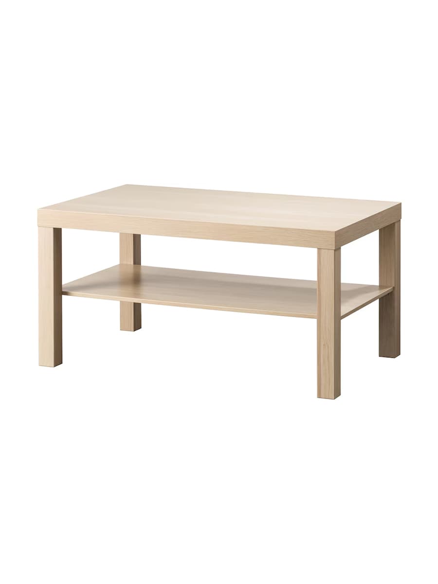 Журнальный столик IKEA Lack 90x55 см под беленый дуб