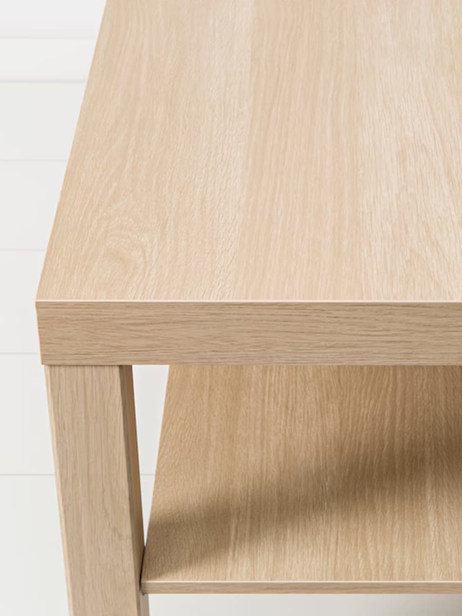 Журнальный столик IKEA Lack 90x55 см под беленый дуб