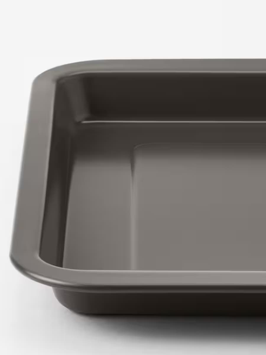 Форма для выпечки IKEA HEMMABAK, серая, 40x30 см