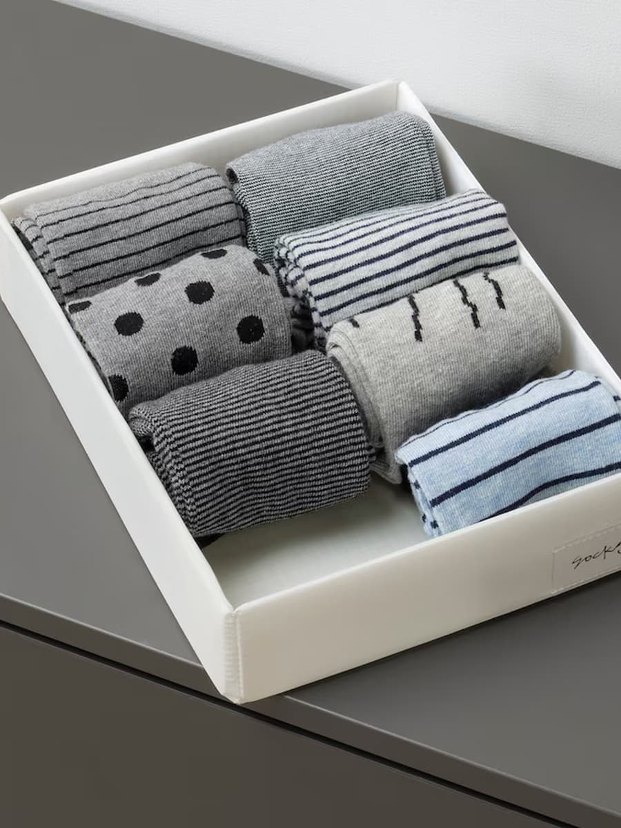 Органайзер IKEA STUK белый, 26x20x6 см