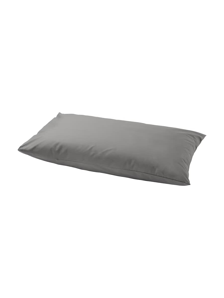 Наволочка IKEA ULLVIDE серая, 50x80 см