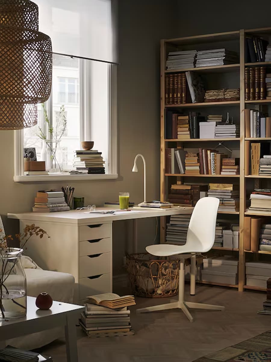 Тумба с ящиком IKEA ALEX белый 36x70 см