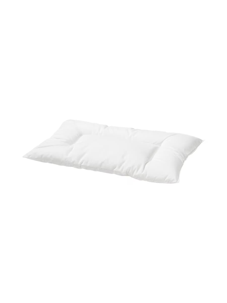 Подушка для детской кроватки IKEA LEN белая 35х55 см