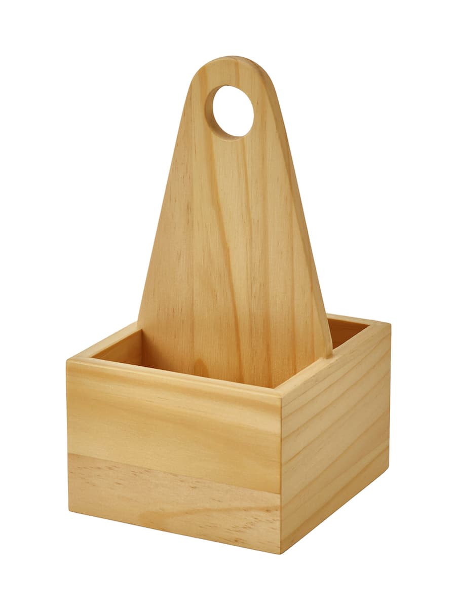 Органайзер CHOKLADHAJ IKEA переносной, дерево, 12x11 см