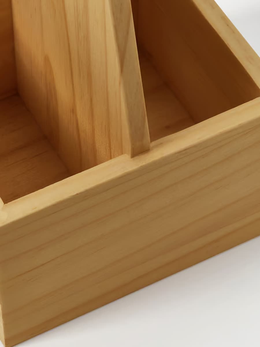 Органайзер CHOKLADHAJ IKEA переносной, дерево, 12x11 см