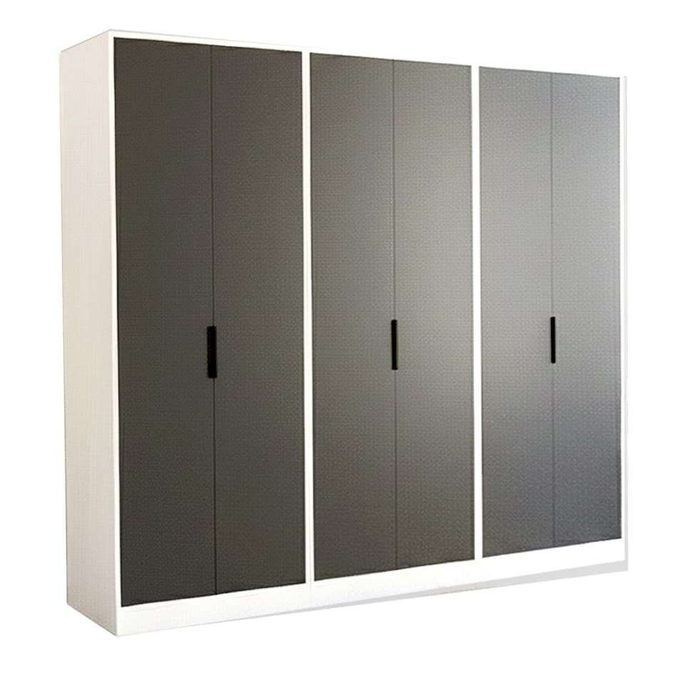 Современный шкаф с антрацитовыми дверями - 250x250x60см