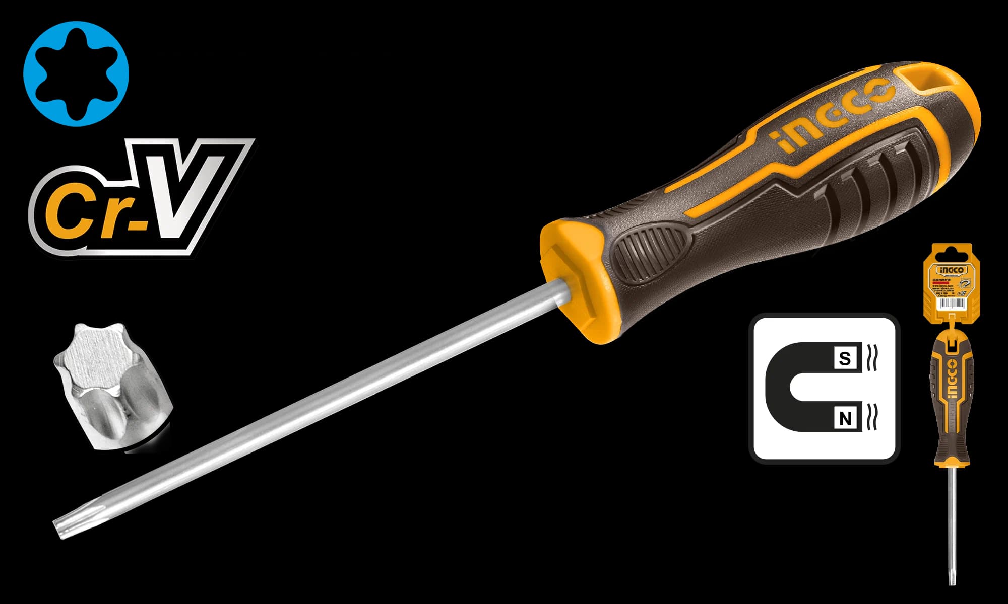 Отвертка Torx (*) T20 150mm HSDST20150