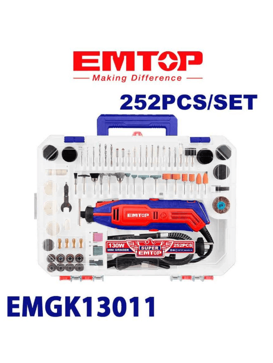 Мини-шлифмашина Emtop EMGK13011 (набор)