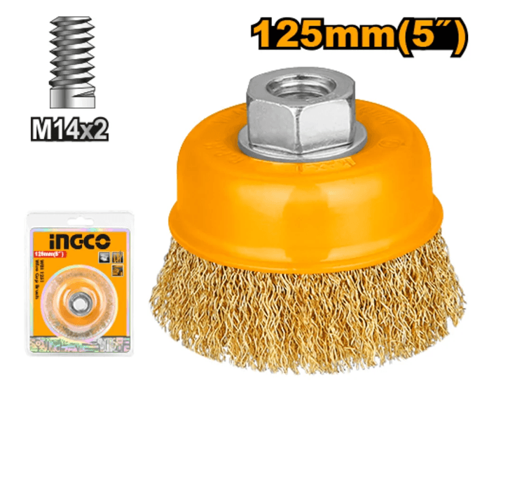 Щетка проволочная чашечная INGCO WB11251
