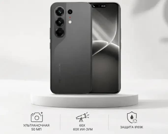 Смартфон Tecno Camon 50 pro 8/256 GB Moonshadow Black (Logo)