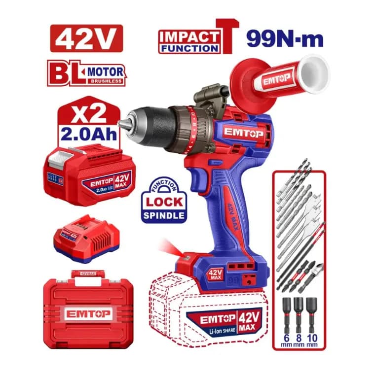 Шуруповёрт EMTOP ECIDL429982