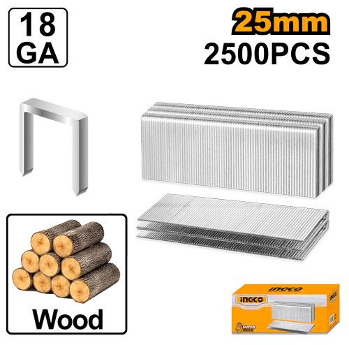 Скобы для пневматического нейлера 18GA INGCO AST18251