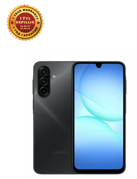 Смартфон Samsung Galaxy A17 6/128 GB, Чёрный, logo