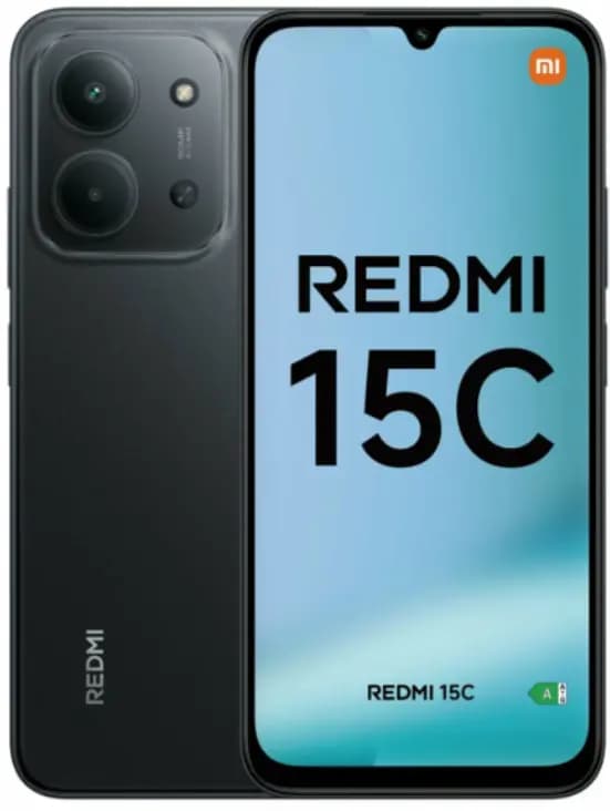 Смартфон Redmi 15C 4/128 ГБ, чёрный 