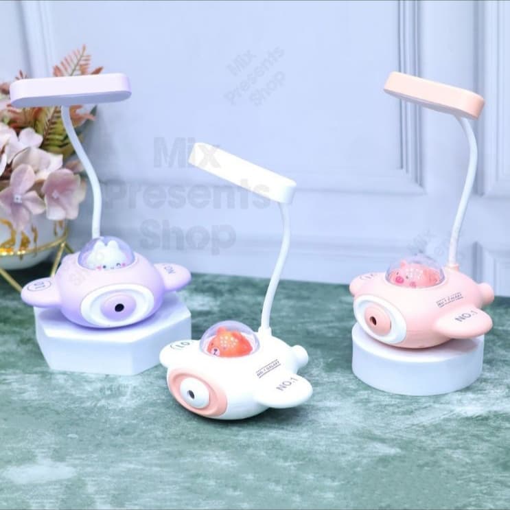 Настольная лампа-ночник "Самолётик" Pet airplane LED (с точилкой)