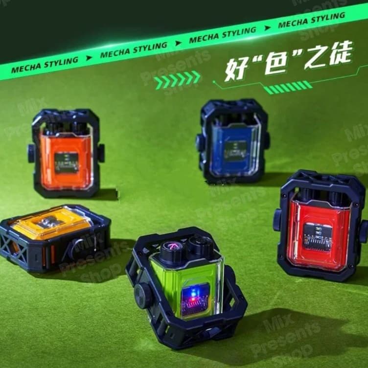 Зажигалка электронная "Mecha style" Gyro гироскопическая  (крутящаяся)