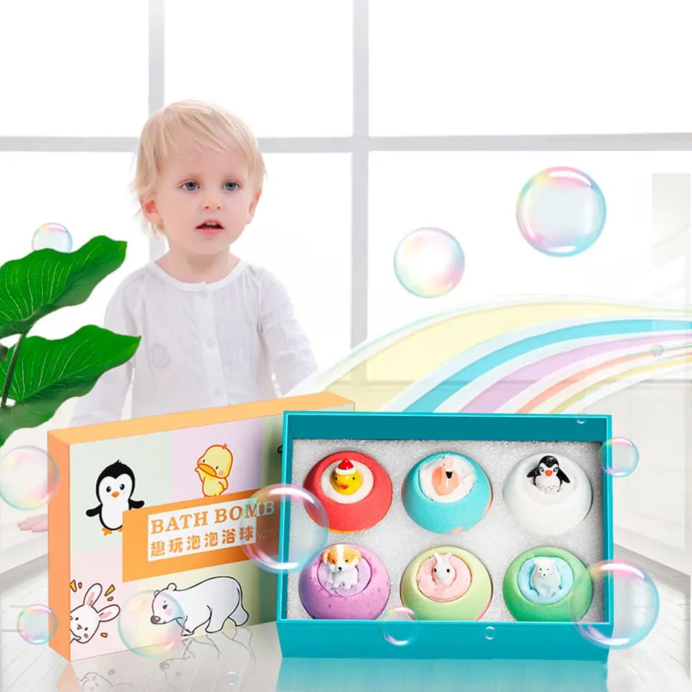 Бомбочка для ванны соли с игрушкой: 100г
