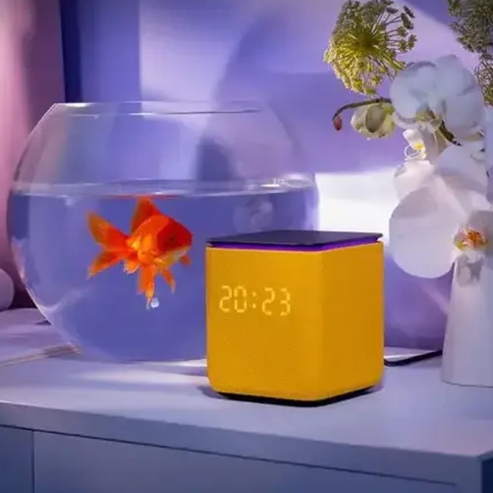Умная колонка Яндекс Станция Миди с Алисой с Zigbee, оранжевый