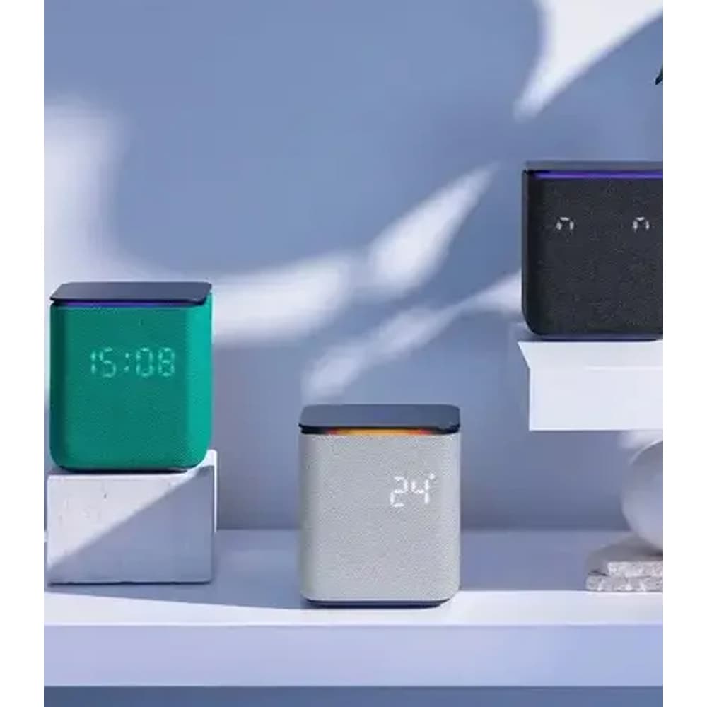 Умная колонка Яндекс Станция Миди с Алисой с Zigbee, серый