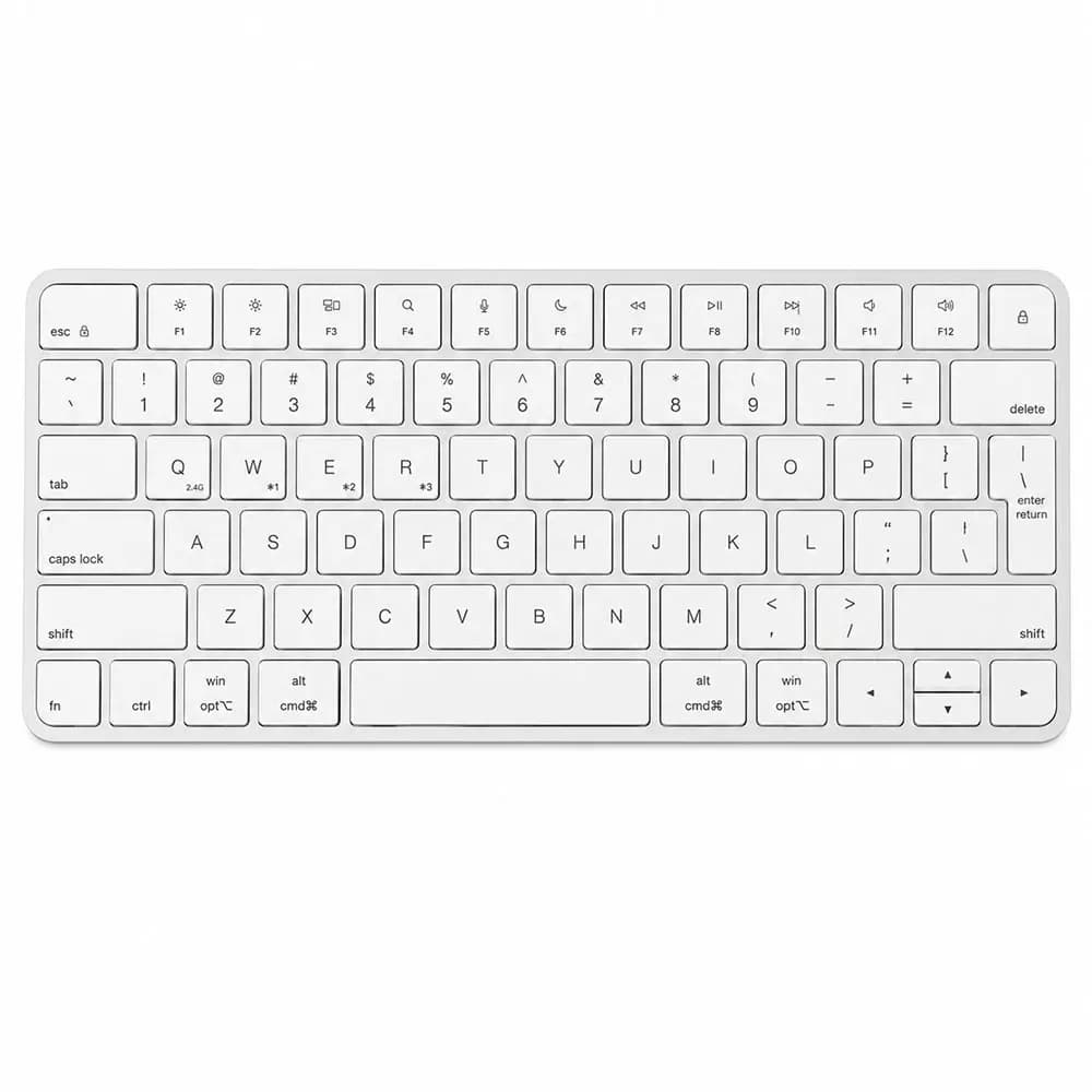 Комплект клавиатура и мышь Meetion iKey C210 Серебристый (En)