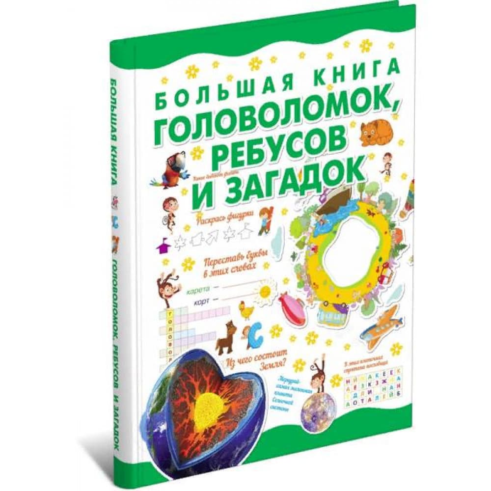 Большая книга головоломок ребусов и загадок