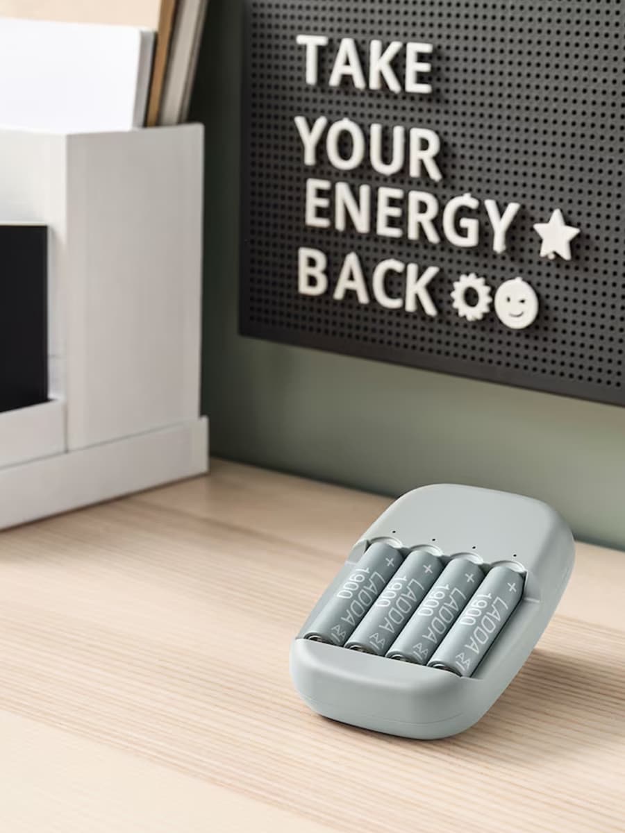 Аккумуляторная батарейка IKEA Ladda HR06 AA 1.2V 2450mAh