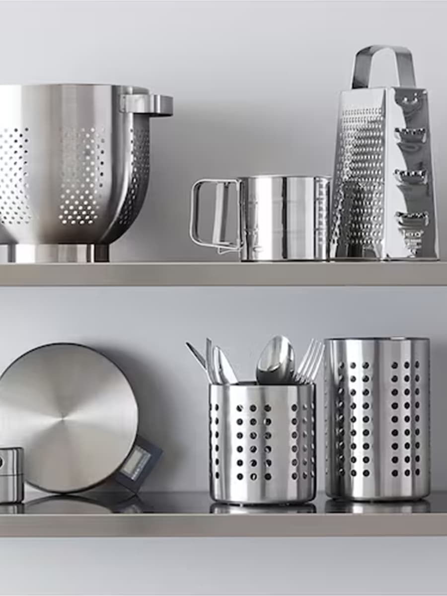 Сушилка для кухонных принадлежностей IKEA Ordning нержавеющ сталь18 см