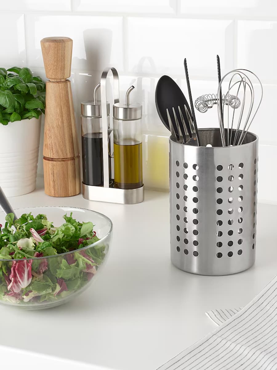 Сушилка для кухонных принадлежностей IKEA Ordning нержавеющ сталь18 см