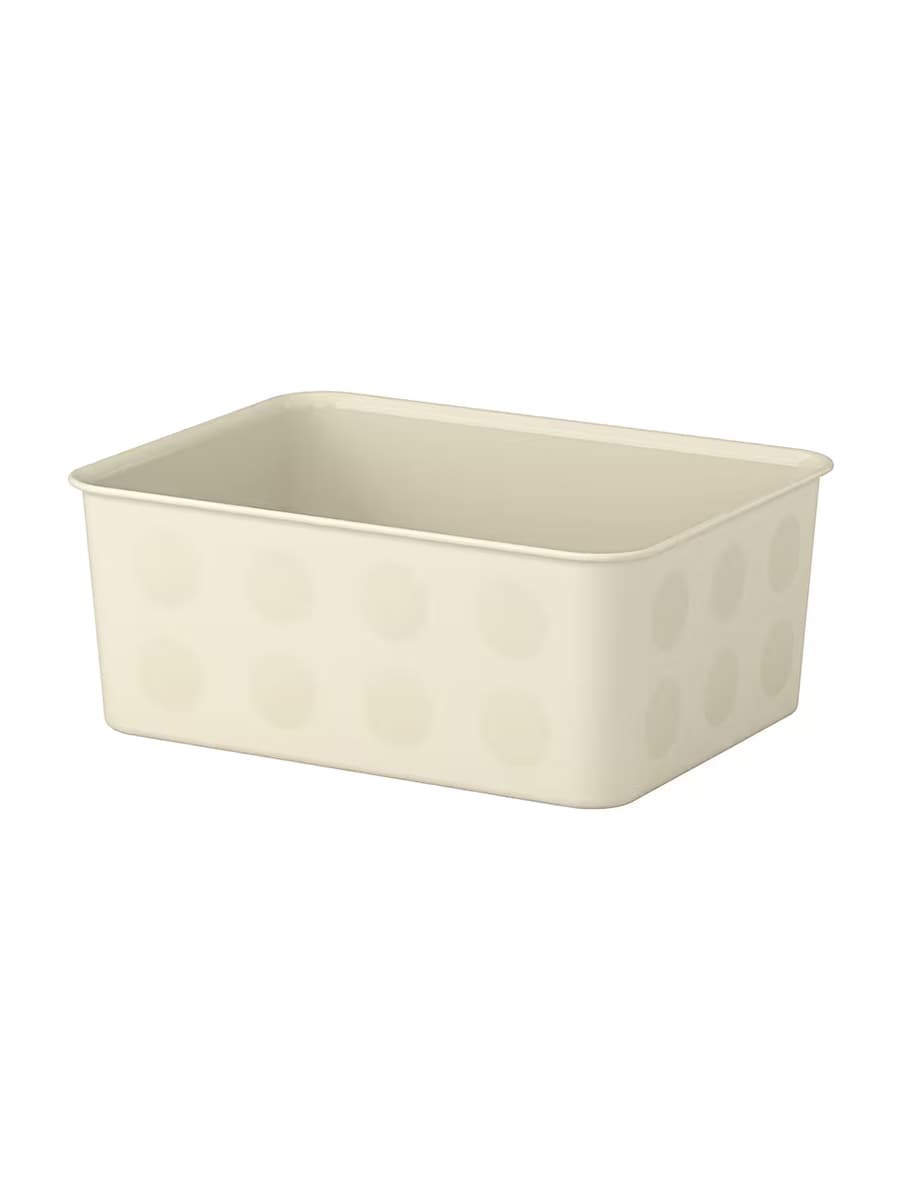 Органайзер IKEA NOJIG пластик/бежевый 20x25x10 см