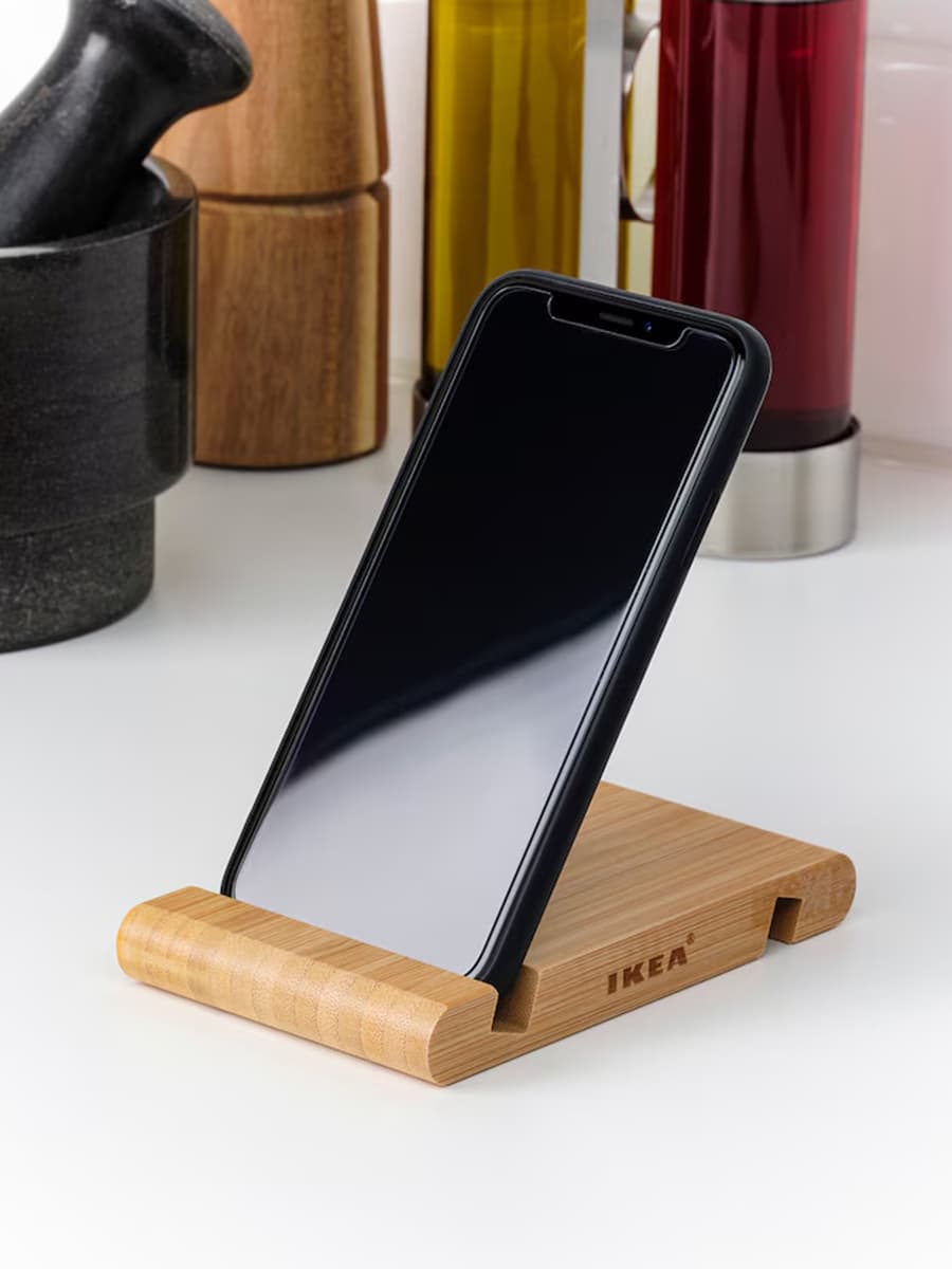 Подставка для смартфона/планшета IKEA BERGENES бамбук