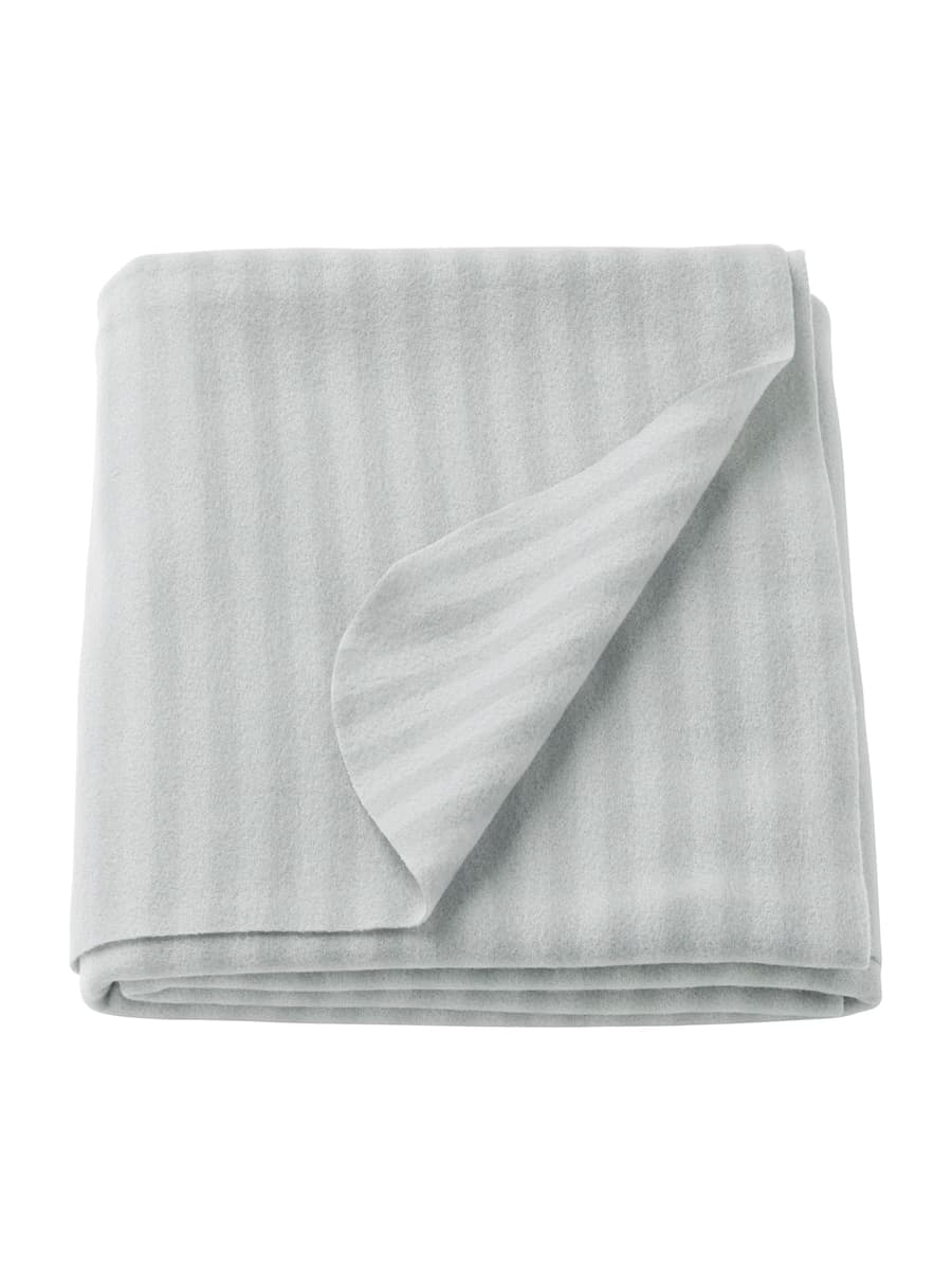 Плед IKEA Vitmossa серый 120x160 см