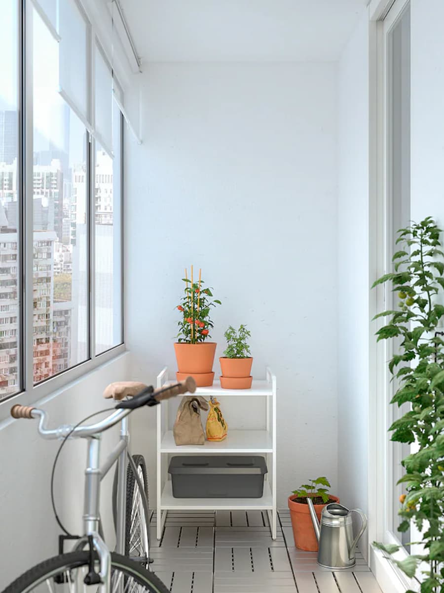 Стеллаж IKEA JONAXEL Белый 50x51x70 см