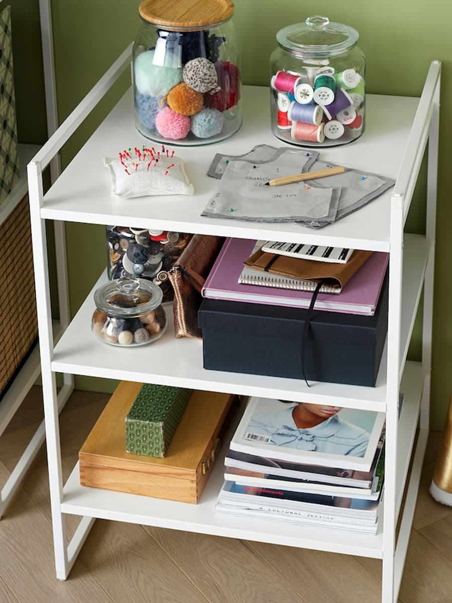 Стеллаж IKEA JONAXEL Белый 50x51x70 см