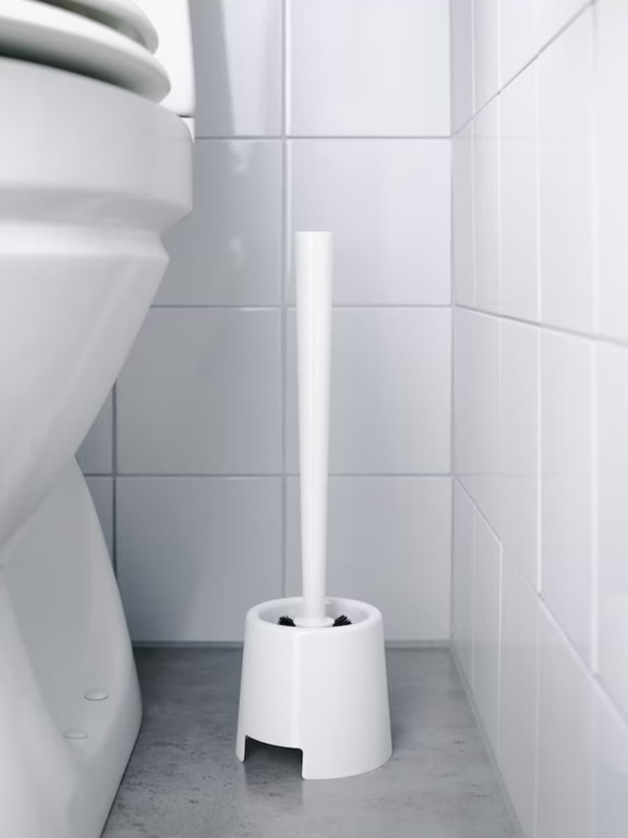 Щетка для туалета/держатель IKEA BOLMEN белый