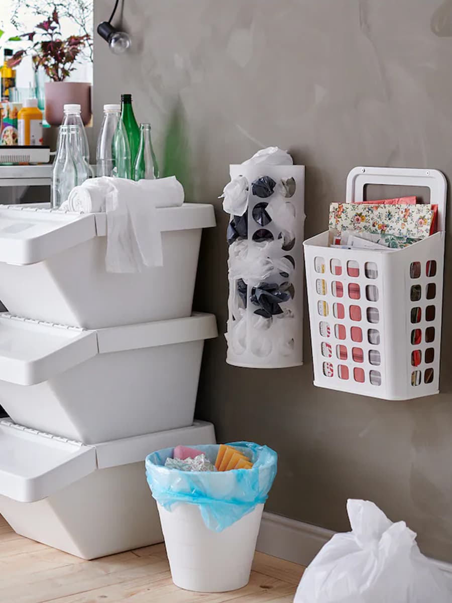 Мусорное ведро IKEA VARIERA Белый 10 л